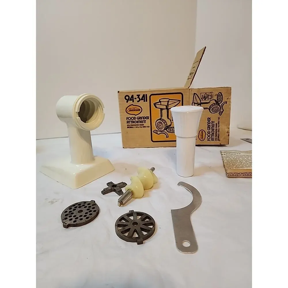 Sunbeam 94-341 Food Grinder Attachment for Mixmaster Mixer for Incomplete